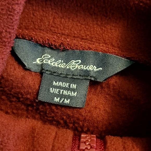 Burgundy Fleece pullover - Picture 2 of 3